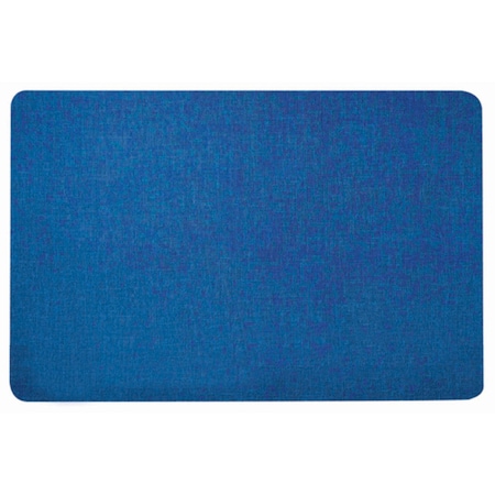 Aarco Fabric Covered Tackable Board Radius Model 48" x 72" Sapphire RDF4872745